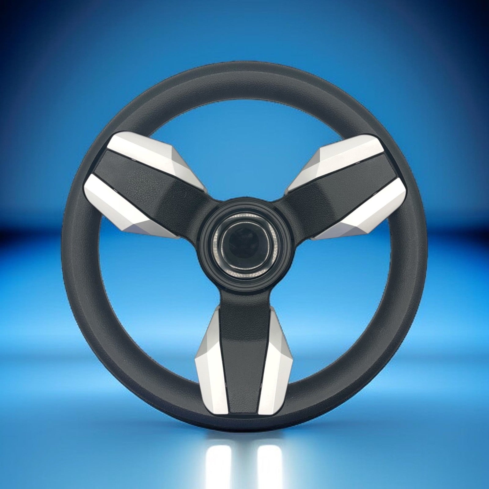 Collina Boat Steering Wheel Brushed Inserts - Keyed ONLY