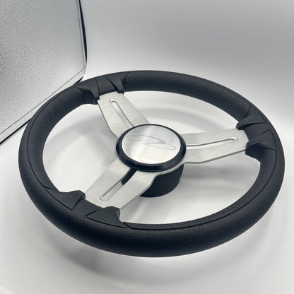 Model 15 Marine Steering Wheel Brush Alum Spokes | Regal Boats Logo
