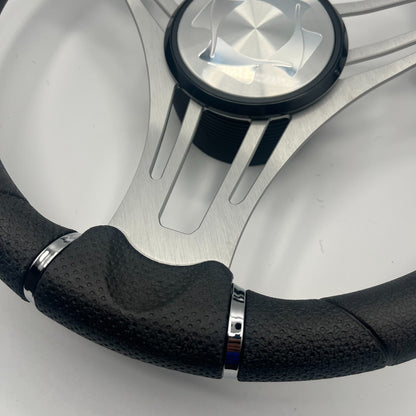 Verona Boat Steering Wheel Brushed Alum Spokes | Stingray