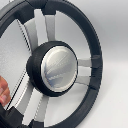Benaco Boat Steering Wheel Brushed Aluminum Spokes | Tige Boats