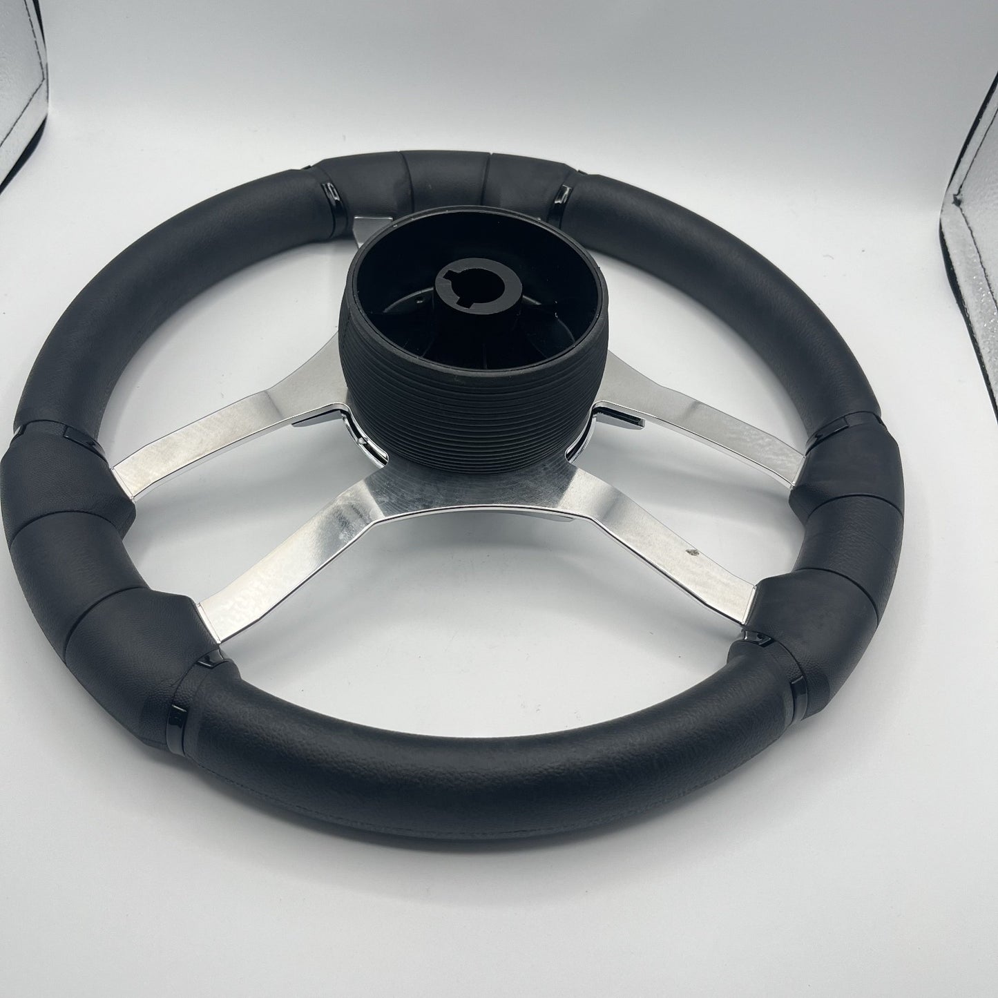 Malera Boat Steering Wheel Chrome Spokes | Gussi Italia