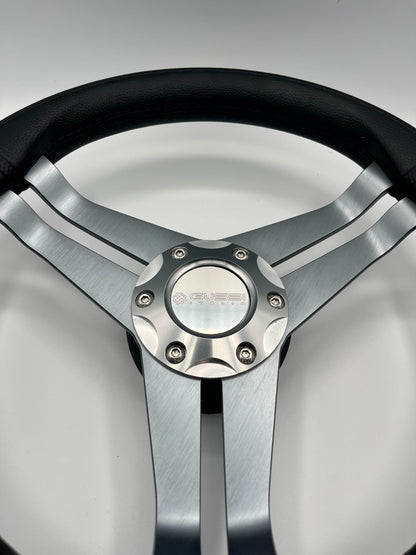 W208 Steering Wheel Gray Brushed Alum Spoke | Gussi Italia