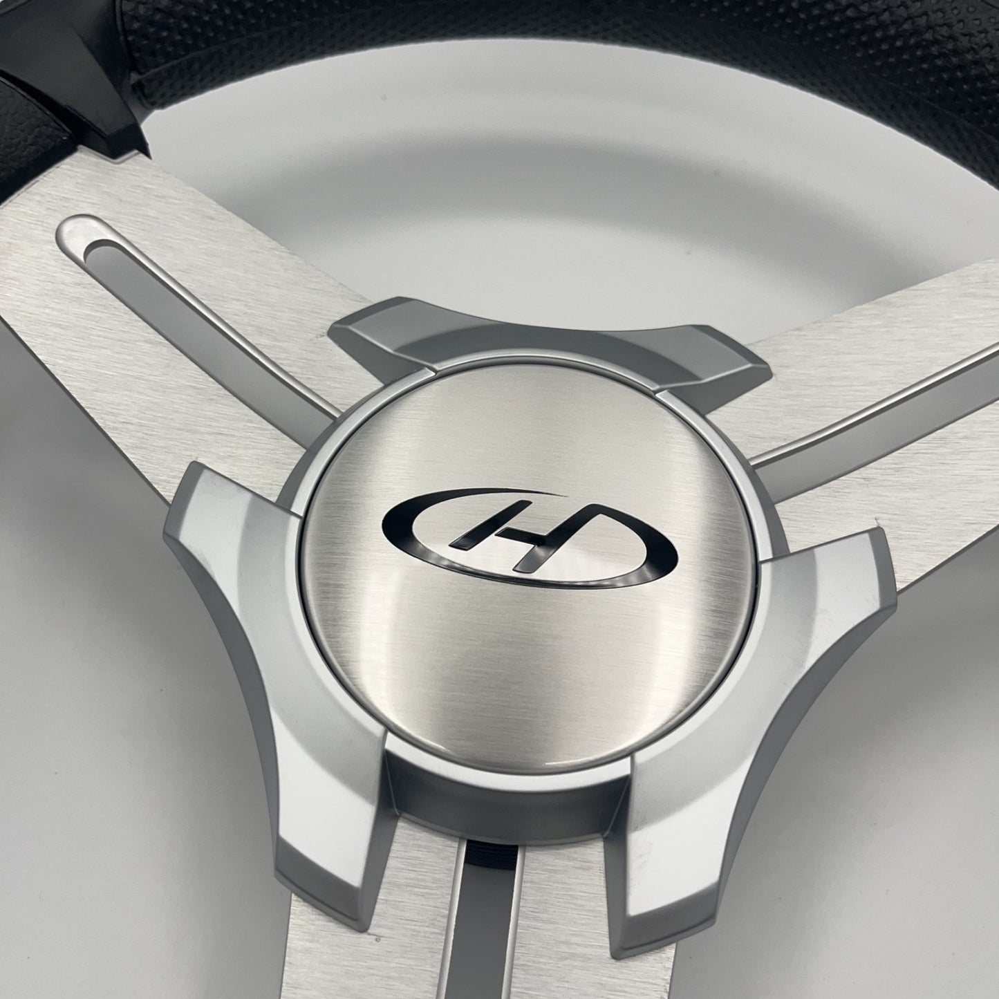 Model 15 Marine Steering Wheel Brushed Alum Spokes | HarrisKayote