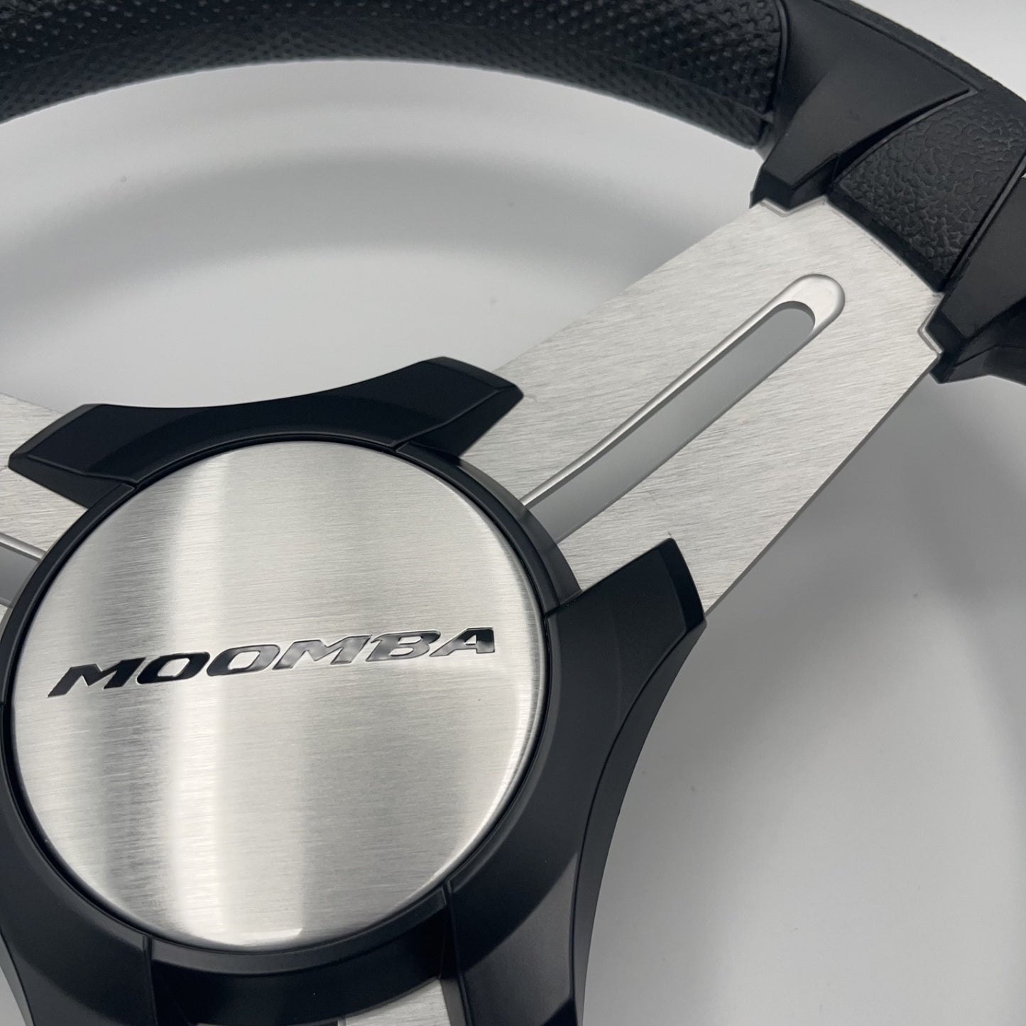 Model 15 Marine Steering Wheel Brushed Aluminum Spokes | Moomba