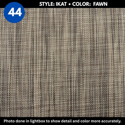 Woven Vinyl Flooring | IKAT - Fawn | 8'6" Width | Choose Your Length
