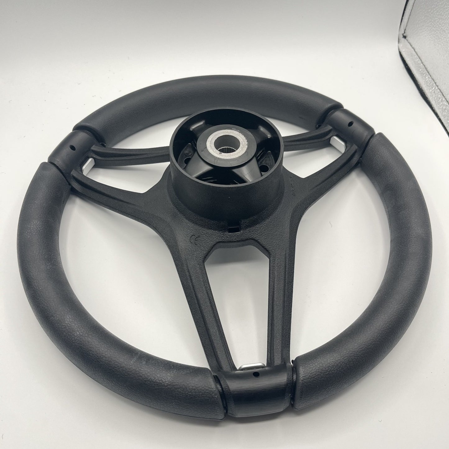 Molino Black & Silver Accents Golf Cart Steering Wheel fits AYRO EV Cart