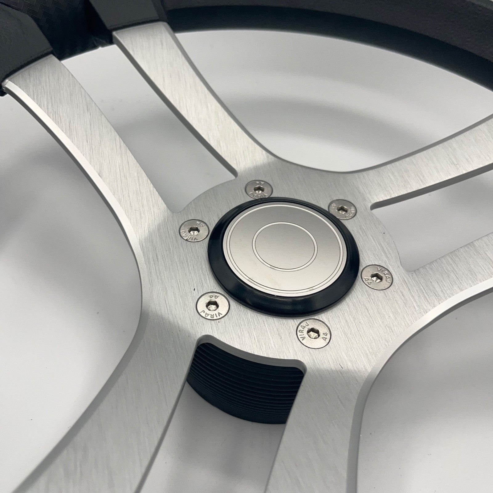 Benaco Boat Steering Wheel Brushed Aluminum Spokes | Target Snap-in