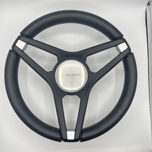 Molino Black w/Soft Touch Urethane Rim Boat Steering Wheel | Gussi