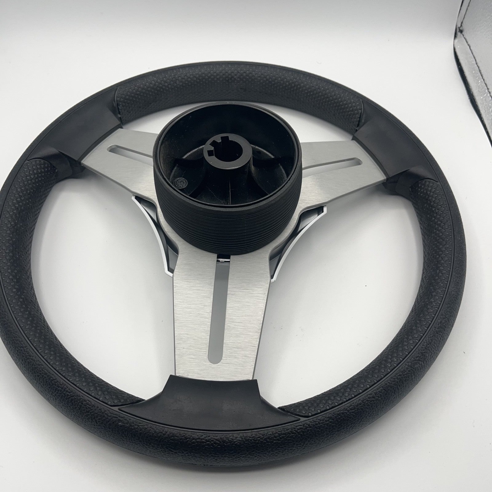 Model 15 Marine Steering Wheel Brushed Alum Spokes | HarrisKayote