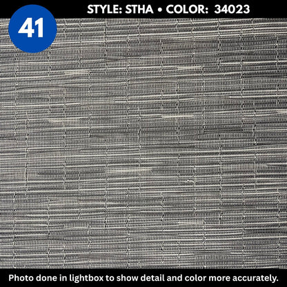 Woven Vinyl Flooring | Thatch - Steel | 6' W | Choose Your Length