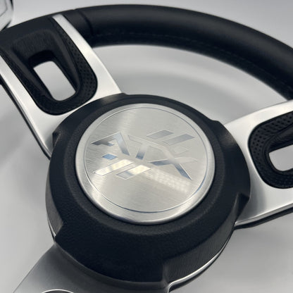 Gussi Italia Black Model 702 Steering Wheel | ATX Cap