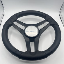 Molinara Marine Steering Wheel Black Brushed Alum Spokes | Regal