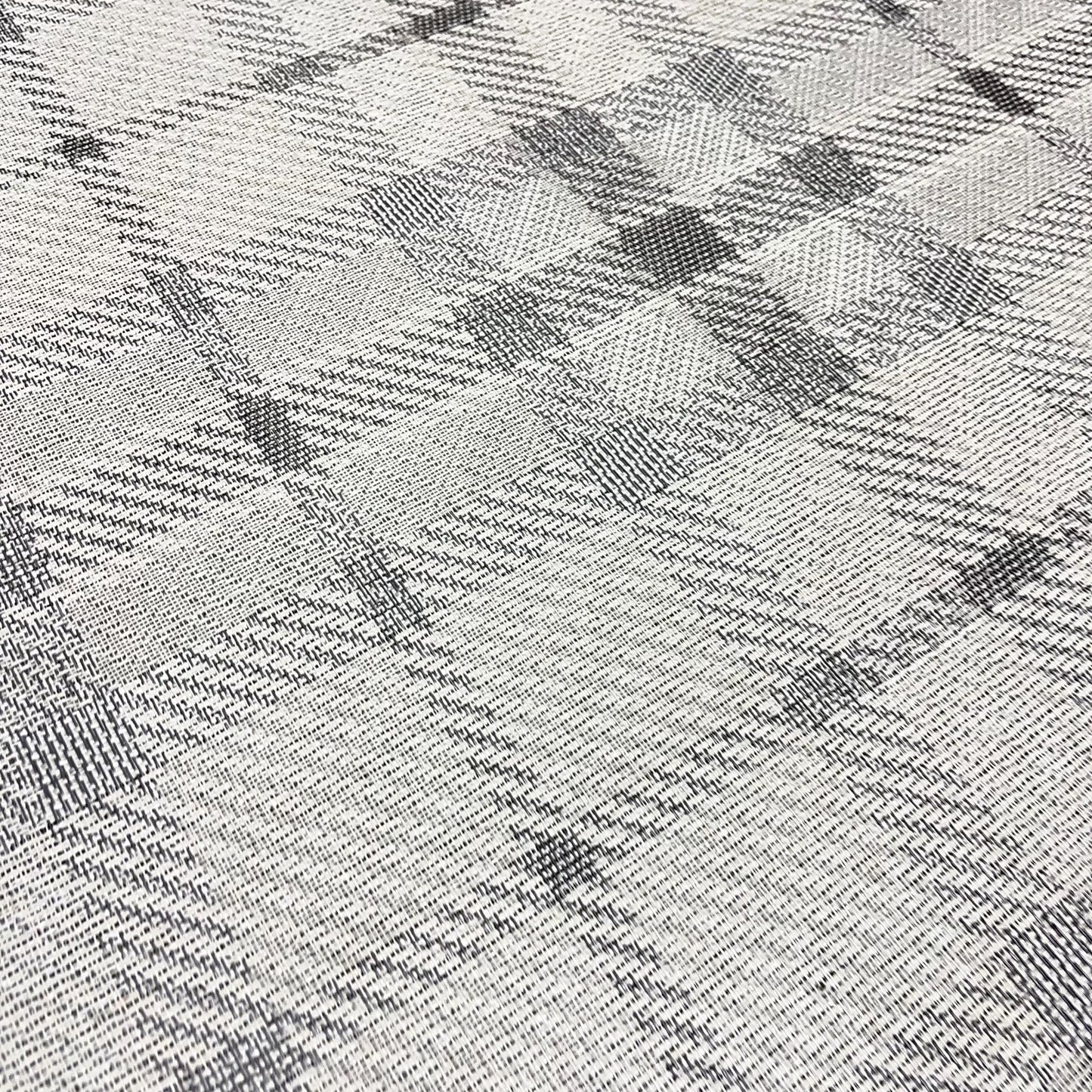 Woven Vinyl Flooring | Plaid - C-80043562 | 8' X 14'