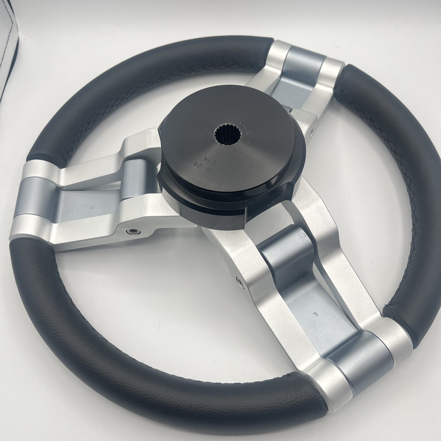 Gussi Italia Marine Steering Wheel Multi Color Gray Aluminum Wheel | Tige
