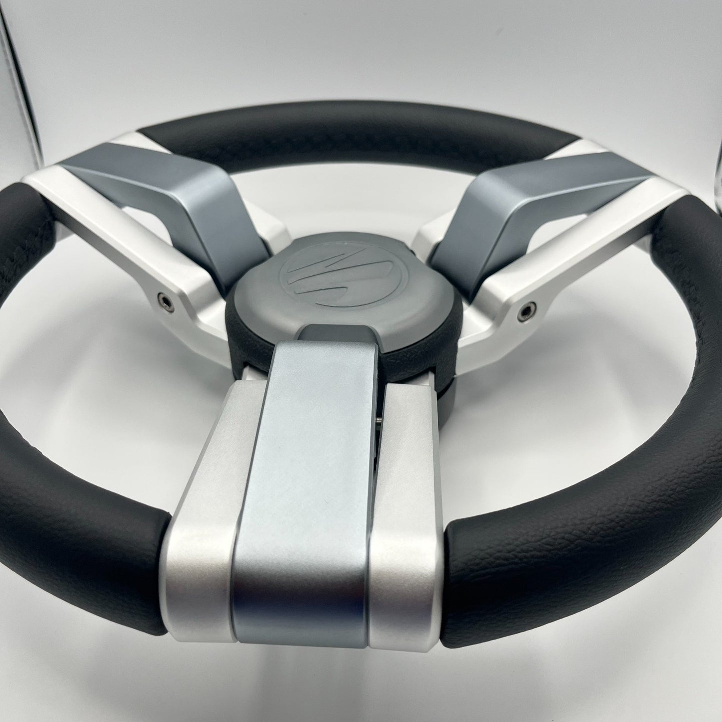 Gussi Italia Marine Steering Wheel Multi Color Gray Aluminum Wheel | Tige