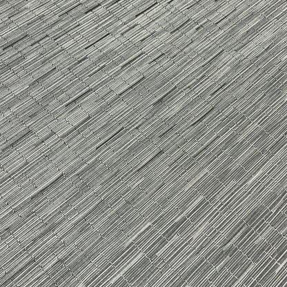 Woven Vinyl Flooring | Thatch - Steel | 6' W | Choose Your Length