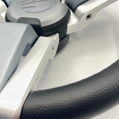 Gussi Italia Marine Steering Wheel Multi Color Gray Aluminum Wheel | Tige