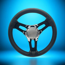 Model 15 Boat Steering Wheel Black Brushed Alum Spokes | Smoker