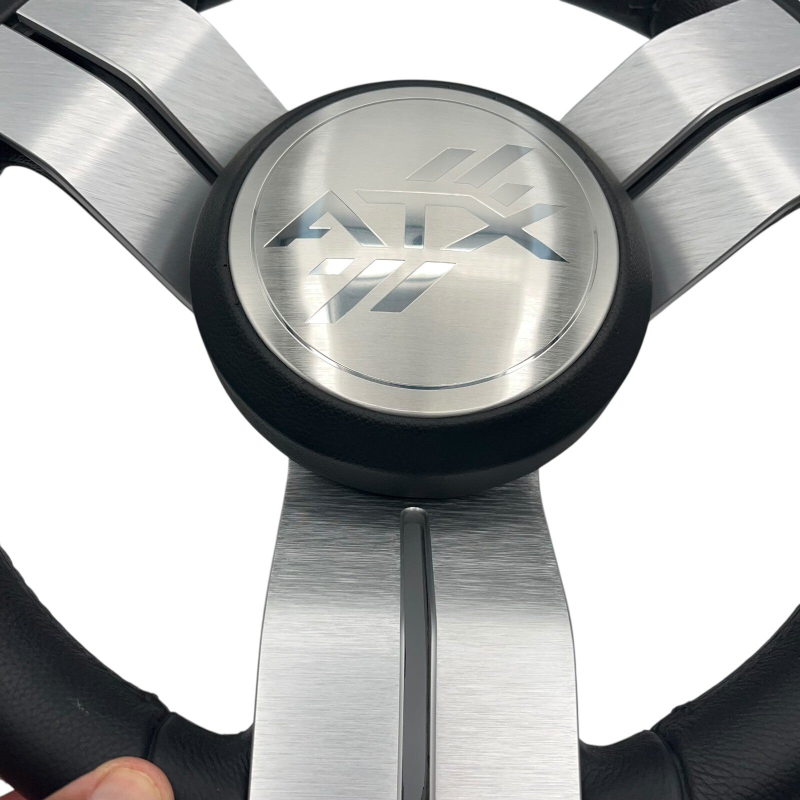 Gussi Italia Marine Steering Wheel Stainless Steel Spoke Soft Touch Rim | ATX