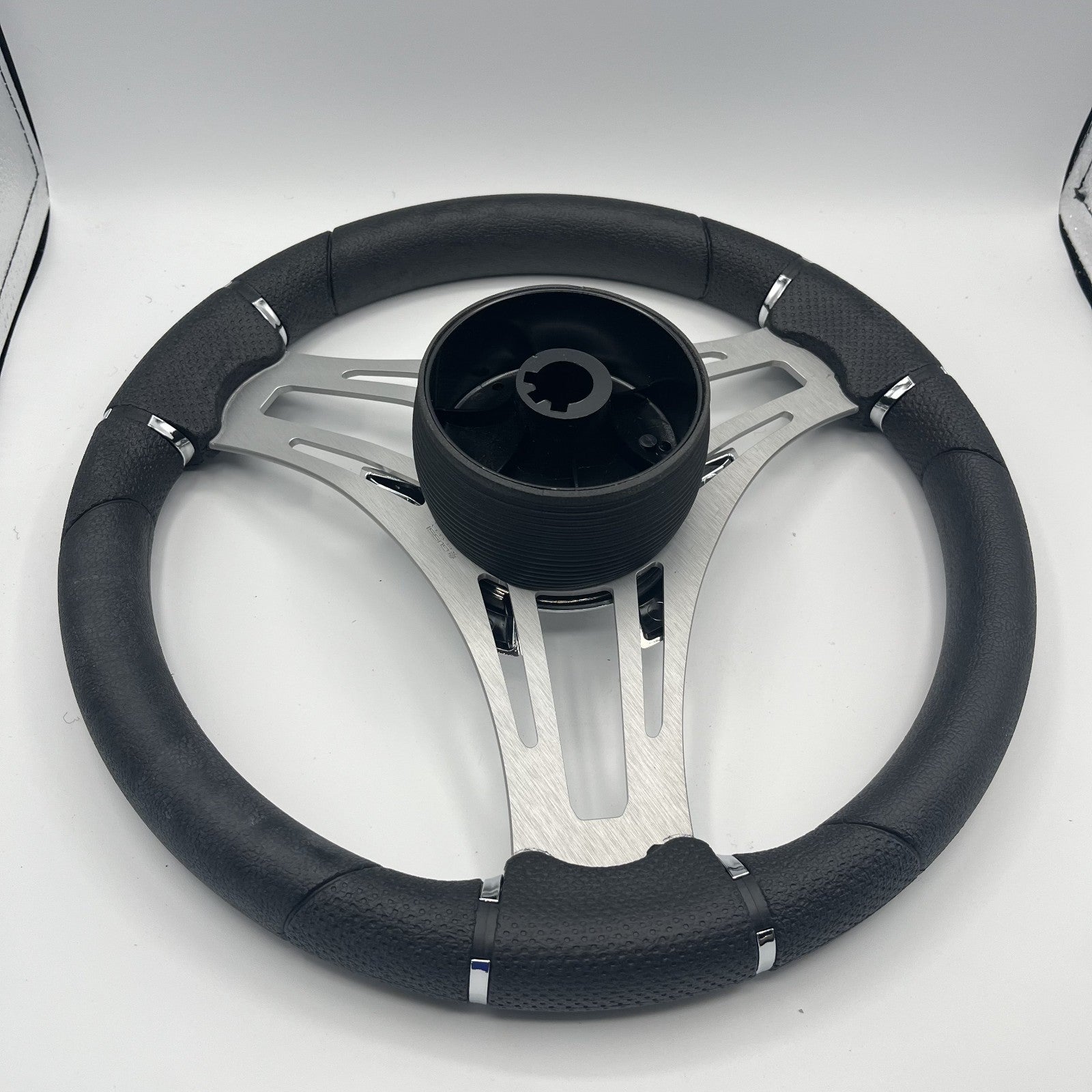 Verona Boat Steering Wheel Brush Alum Spoke | Manitou Boats