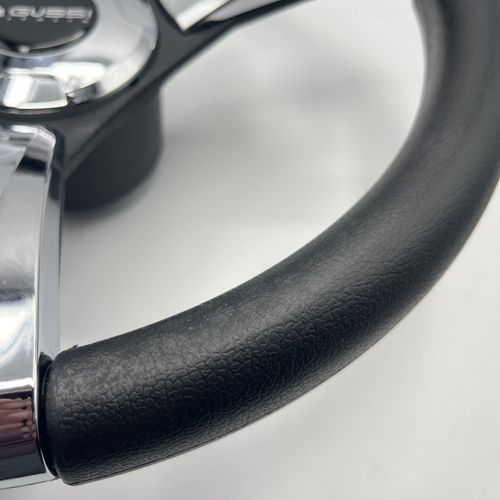 Model M13C Black & Chrome Steering Wheel fits E-Z-GO Golf Carts