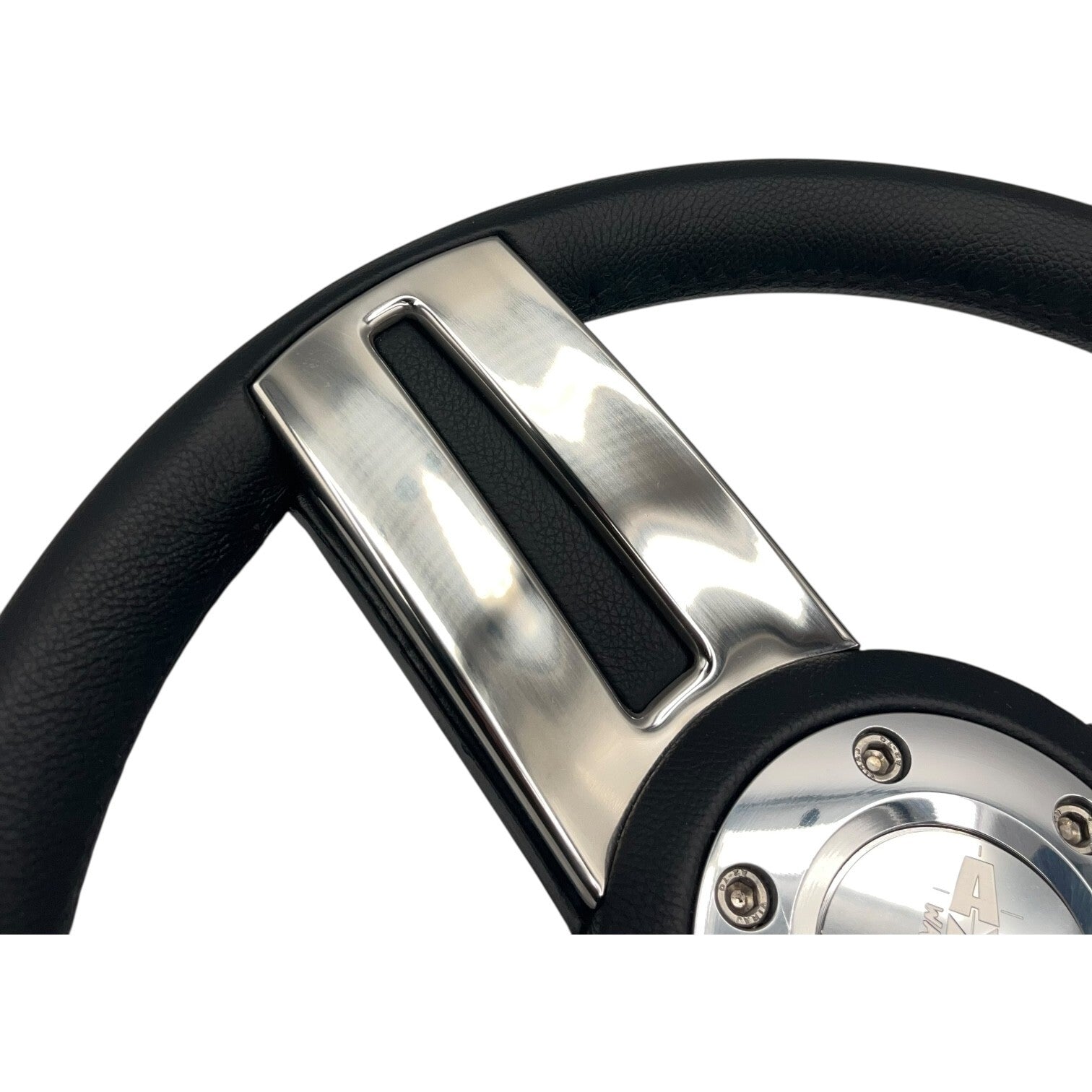 Gussi Italia Marine Steering Wheel Stainless Steel Spokes Soft Touch Rim | Axis