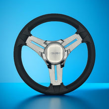 Model 15 Marine Steering Wheel Brush Alum Spokes | Gussi Italia Logo