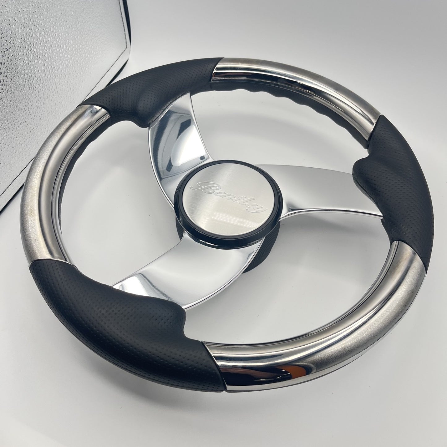 Model M533 Boat Steering Wheel Polished Alum Spoke | Bentley