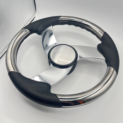 Model M533 Boat Steering Wheel Polished Alum Spoke | Bentley