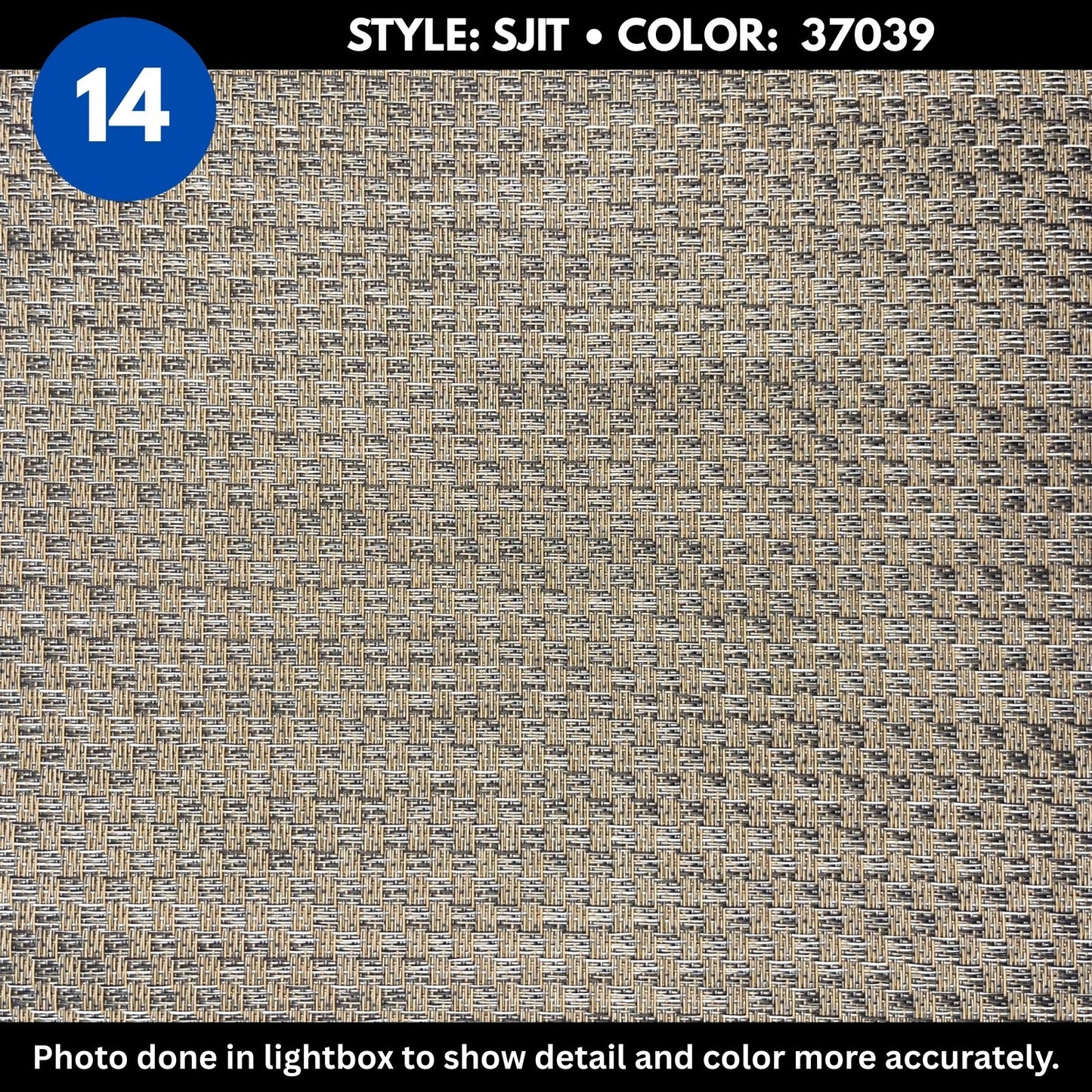 Woven Vinyl Flooring | Jitters - Natural Truffle | 8'6" W | Choose Your Length