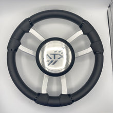 Malera Boat Steering Wheel Brushed Aluminum Spokes | ATX Boats
