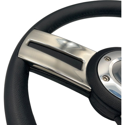 Gussi Italia Marine Steering Wheel Stainless Steel Spokes Soft Touch Rim | Axis