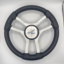 Malera Boat Steering Wheel Brushed Aluminum Spokes | SeaRay Boats