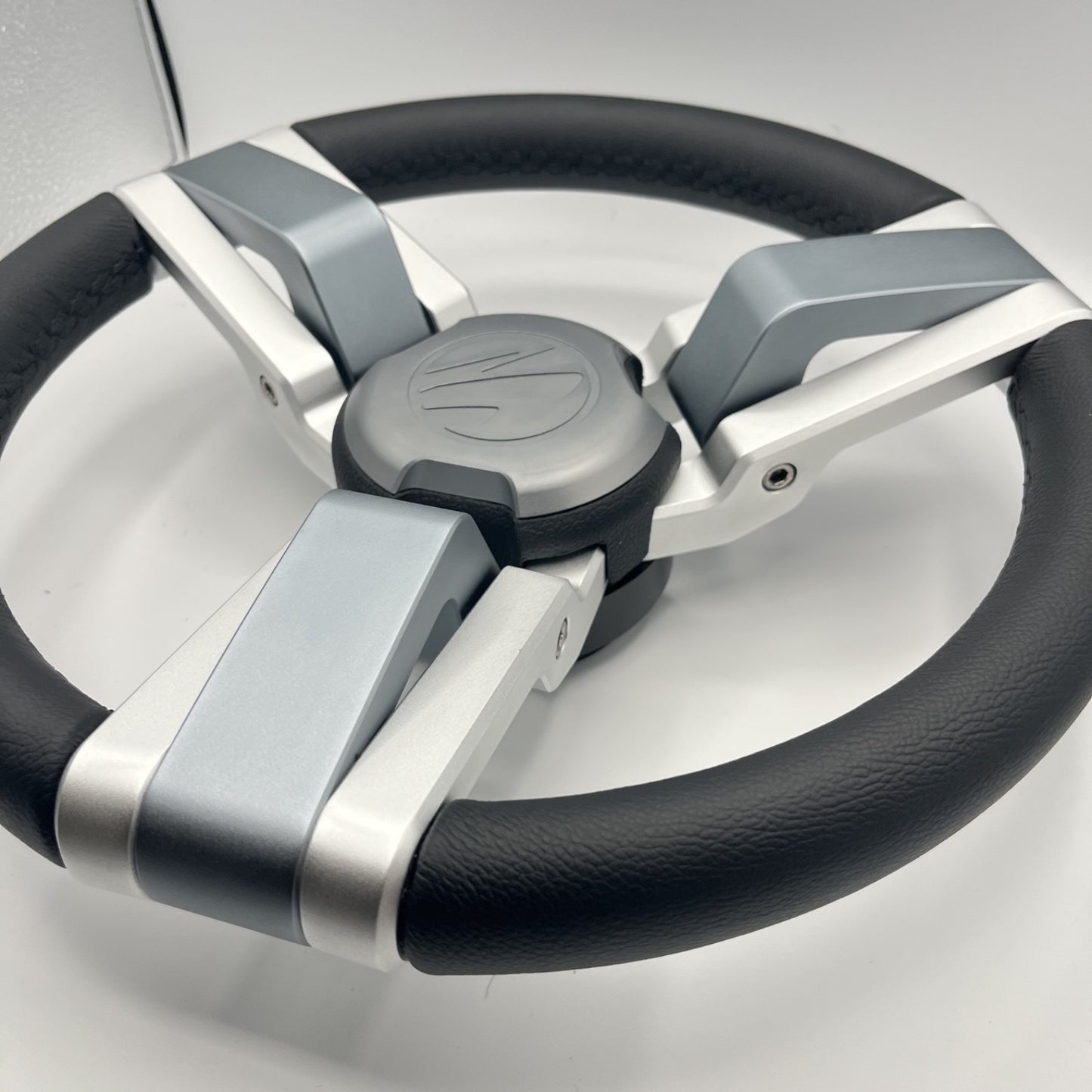 Gussi Italia Marine Steering Wheel Multi Color Gray Aluminum Wheel-PROGL | Tige