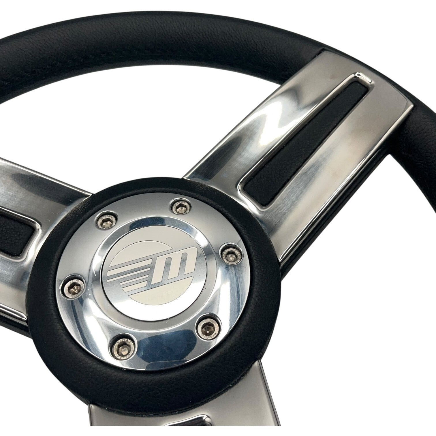 Gussi Italia Marine Steering Wheel Stainless Steel Spoke Soft Touch Rim | Malibu