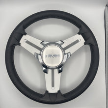 Model 15 Marine Steering Wheel Brushed Aluminum Spokes | Gussi Logo