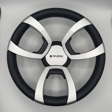 La Corte Boat Steering Wheel Silver Inserts | Gussi Italia Logo