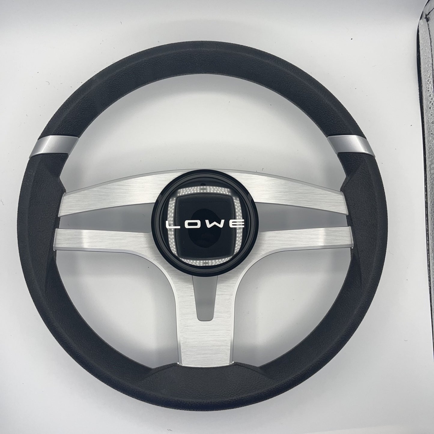 Badia Boat Steering Wheel Brushed Aluminum Spokes | Lowe Boats