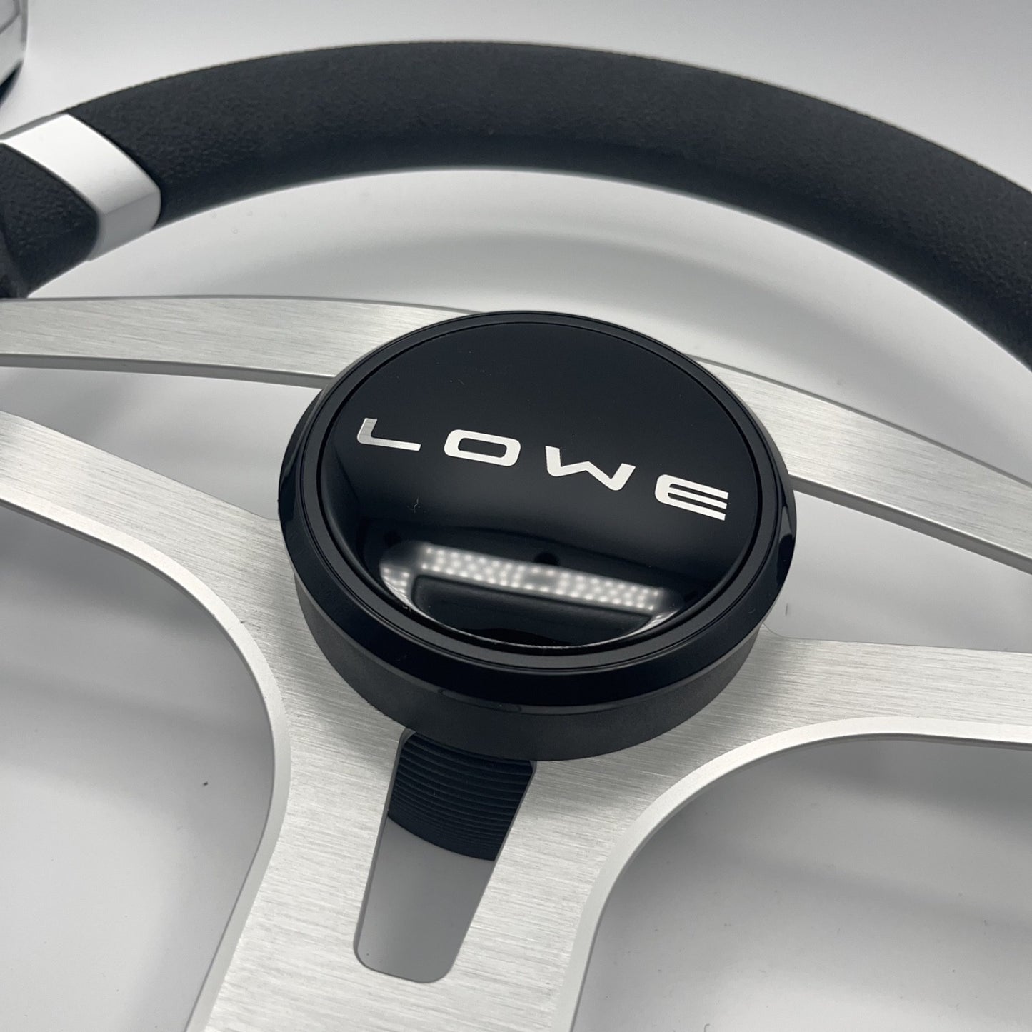 Badia Boat Steering Wheel Brushed Aluminum Spokes | Lowe Boats