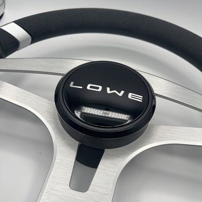 Badia Boat Steering Wheel Brushed Aluminum Spokes | Lowe Boats