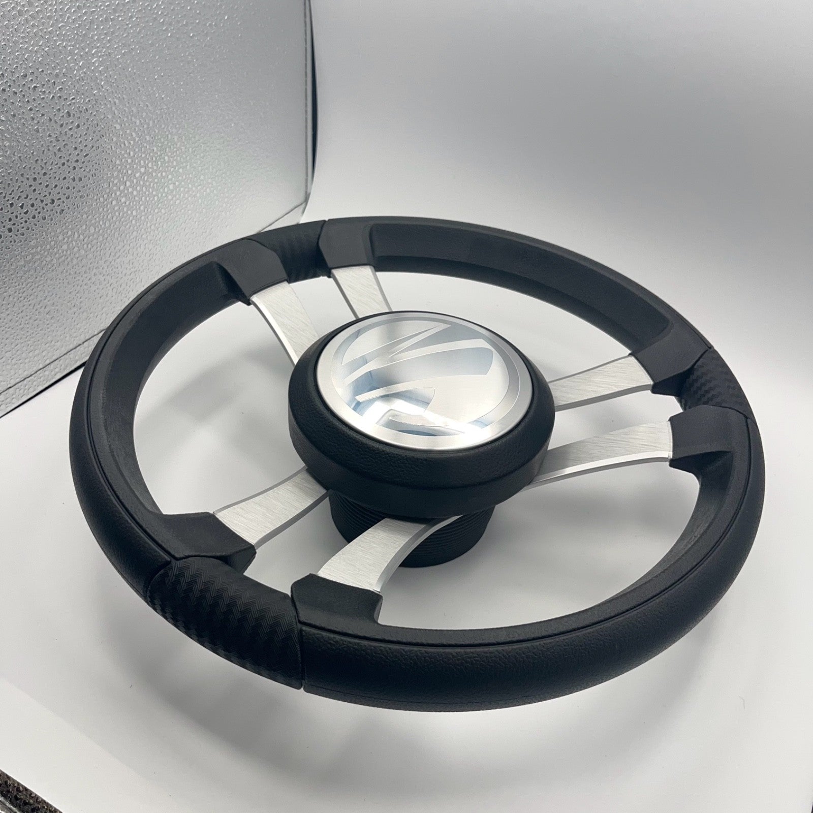 Benaco Boat Steering Wheel Brushed Aluminum Spokes | Tige Boats