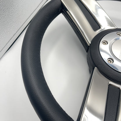 Gussi Italia Marine Steering Wheel Stainless Steel Spokes Soft Touch Rim | Axis