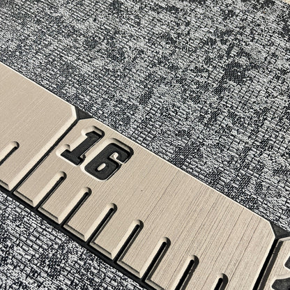 reFLEX | 36" Fish Ruler for Boats | Alaia Tan over Aphotic Black - Routered