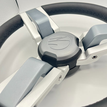 Gussi Italia Marine Steering Wheel Multi Color Gray Aluminum Wheel | Tige