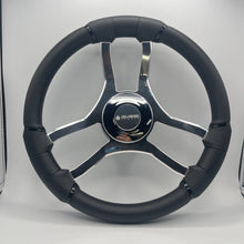 Malera Boat Steering Wheel Chrome Spokes | ABS Chrome Dome - Gussi SS Center