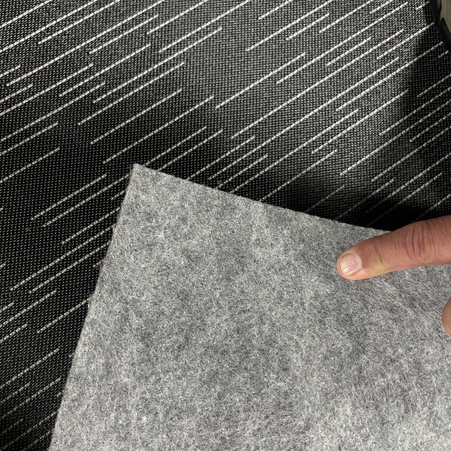Woven Vinyl Flooring | Digital Dark- C-5092125A | 8'6" X 11'