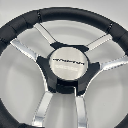 Malera Boat Steering Wheel Chrome Spokes | Moomba Chrome Star