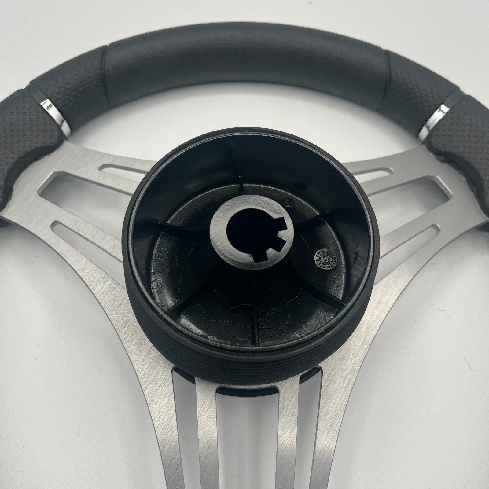 Verona Boat Steering Wheel Brushed Alum Spokes | Stingray