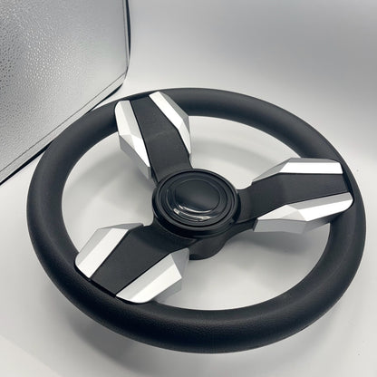 Collina Boat Steering Wheel Brushed Inserts - Keyed ONLY