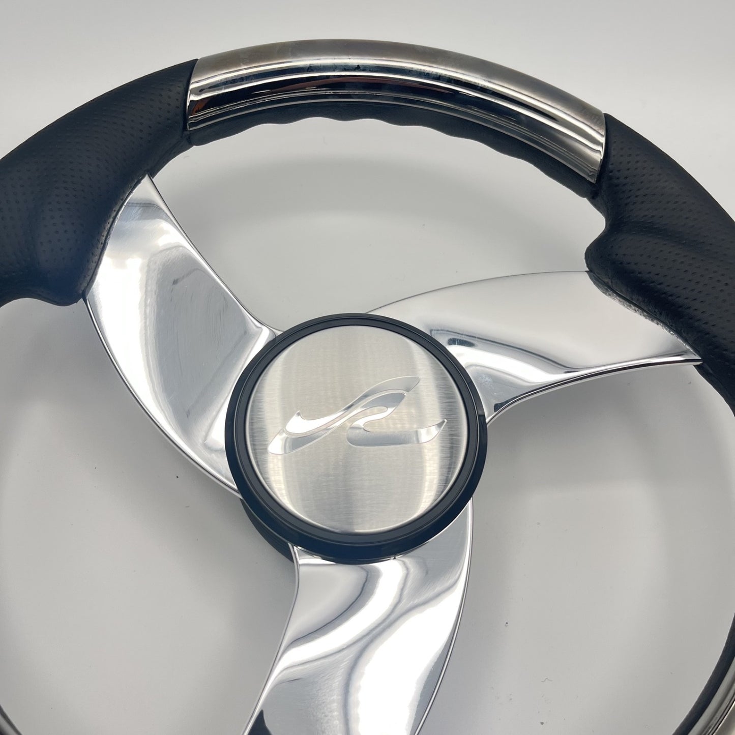Model M533 Boat Steering Wheel Polished Alum Spoke | Sea Ray